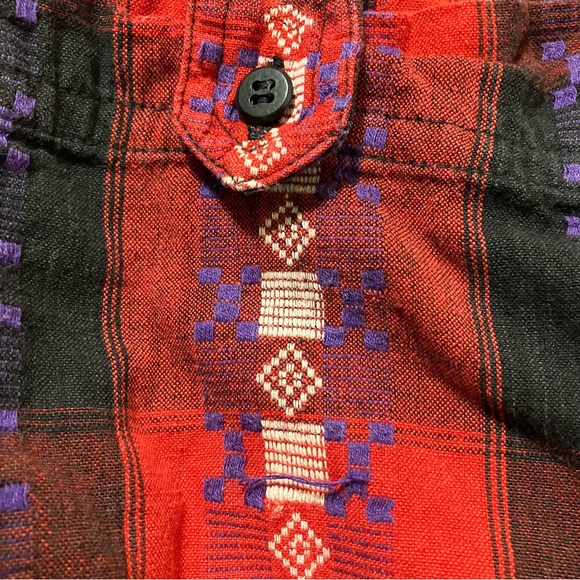 Vintage Activity Road Western Plaid Button Down Shirt - Picture 8 of 13